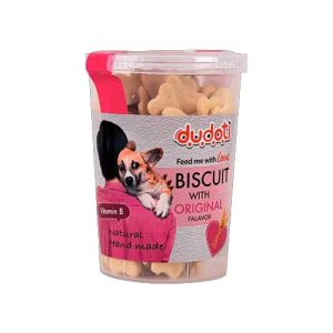 تشویقی بیسکوییت مخصوص سگ با طعم گندم Dudoti 150g