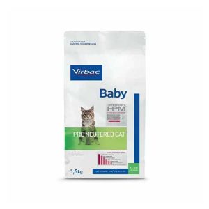 غذای خشک بچه گربه ویرباک Veterinary HPM Pre-Neutered Kitten وزن ۱.۵ کیلوگرم
