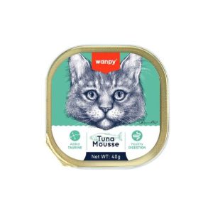 کنسرو گربه Wanpy مدل Mousse Tuna وزن 40 گرم