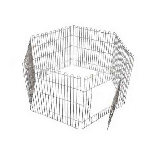 54658467 پارک استیل سگ و گربه مدل 6 ضلعی ارتفاع 60 سانتی متری پت ناب (petnab) - Image 1