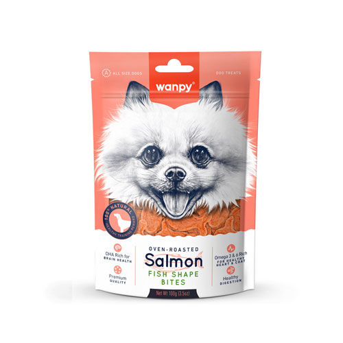 6386 Wanpy salmon Bites100g - Image 1