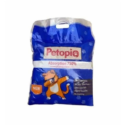 74687687 خاک گربه پتوپیا مدل ساده بدون بو و ضد حساسیت 10kg - Image 1
