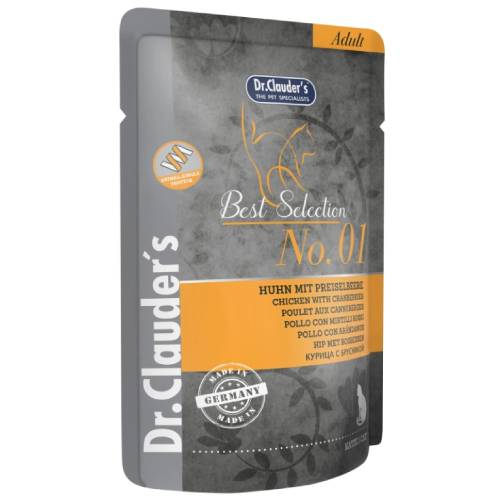 Dr.clauders-Best-Selection-Adult-Chicken-With-Cranberries پوچ Dr clauders Chicken & Cranberries Cat 85g - Image 1