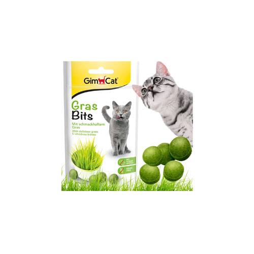 196 GimCat Grass Bits 40g - Image 1