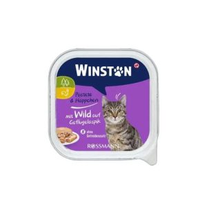کنسرو گربه برند وینستون مدل وم گربهبوقلمون 100گرم