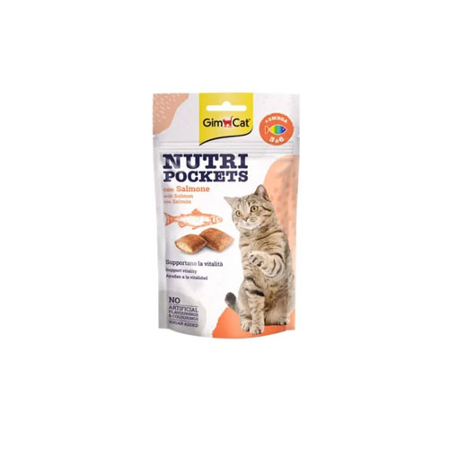 290 GimCat NutriPockets Salmon 60g - Image 1