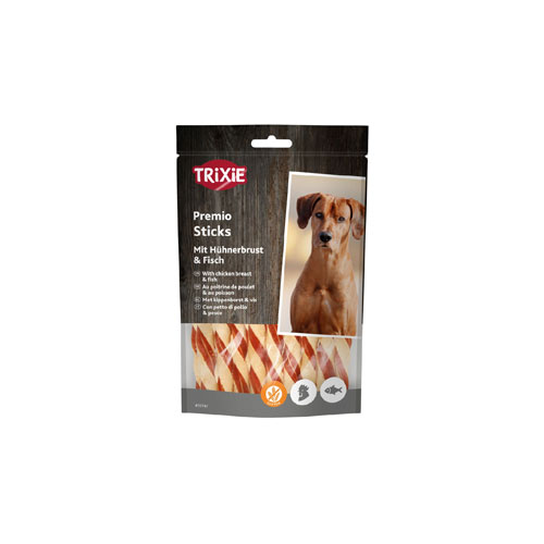 294 Trixie Premio Chicken&Fish Sticks 80g - Image 1