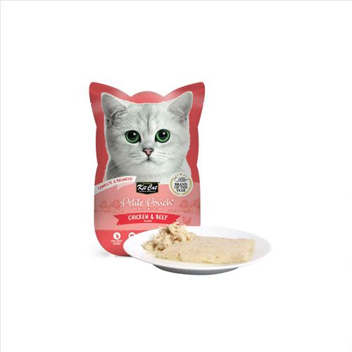 322 پوچ گربه KitCat Chicken & Beef - Image 1