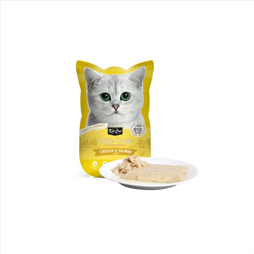 323 پوچ گربه KitCat kitten Chicken&Salmon - Image 1