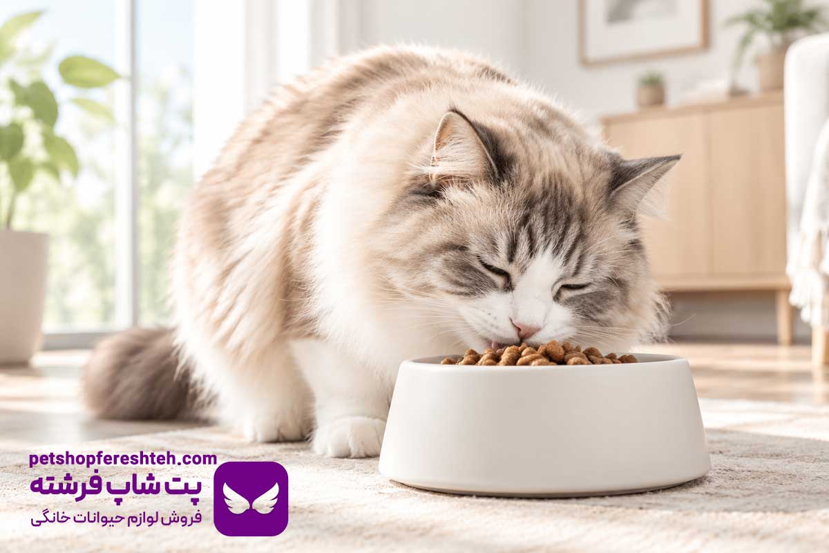 قیمت خرید غذای گربه