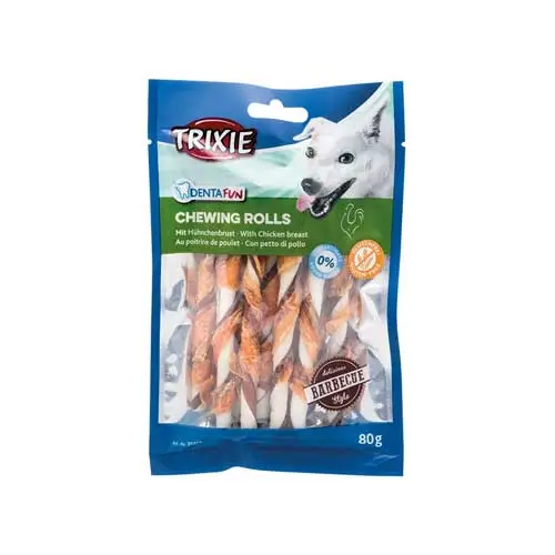 Trixie Chewing Rolls Barbecue 80g - Image 1