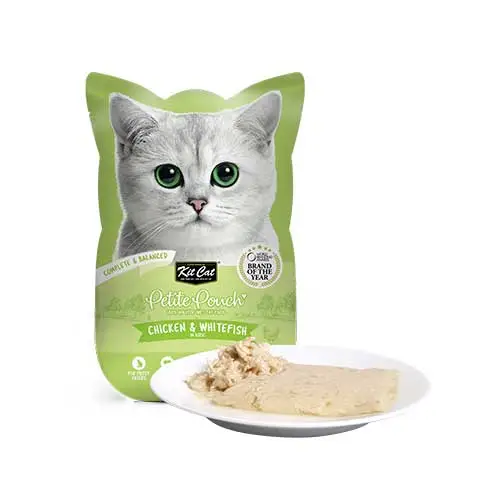 پوچ گربه KitCat Chicken&Whitefish - Image 1